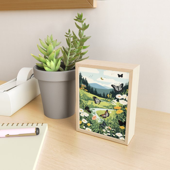 Butterfly Path Mini Art Print Gallery Image 2