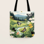 Butterfly Path Tote Bag Gallery Image 1