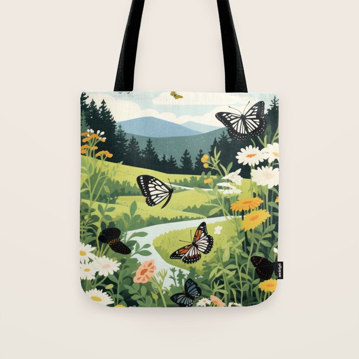 Butterfly Path Tote Bag Gallery Image 1