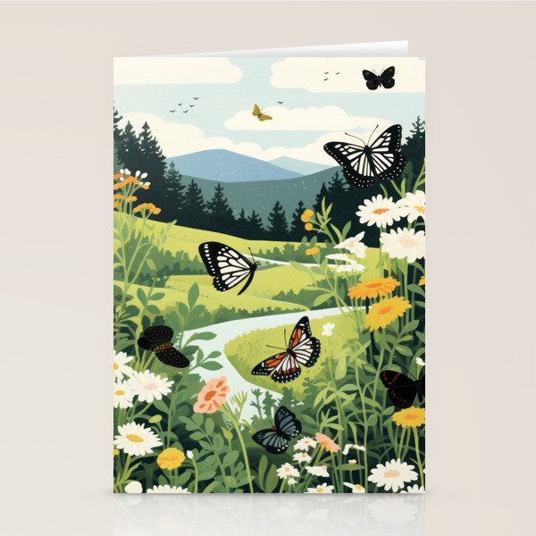 Butterfly Path Stationery Card Gallery Image 1