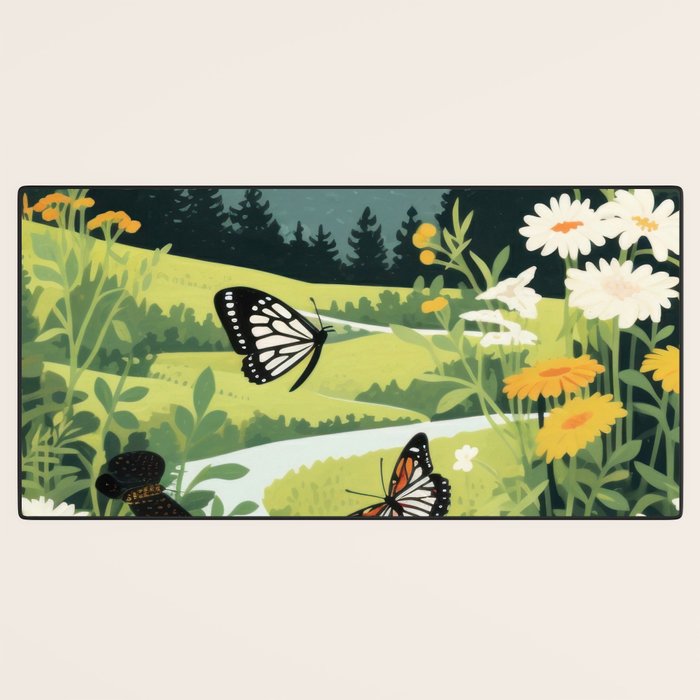 Butterfly Path Desk Mat Gallery Image 3