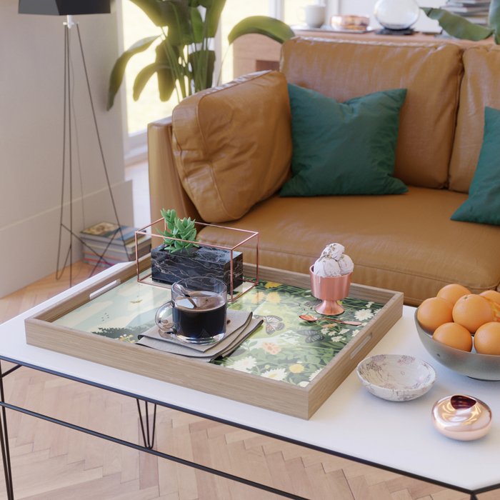 Butterfly Path Serving Tray Gallery Image 2