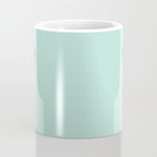 Bubble Gum Sneaky Llama in Green Coffee Mug Gallery Image 4