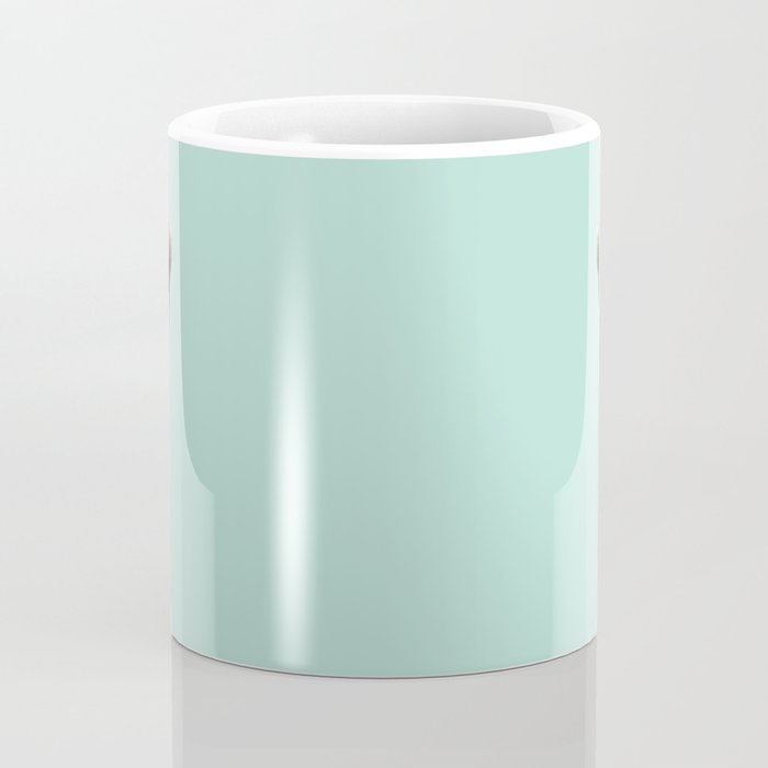 Bubble Gum Sneaky Llama in Green Coffee Mug Gallery Image 4