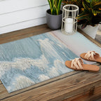 Santa Monica - California Beach Photography Outdoor Rug Gallery Image 2
