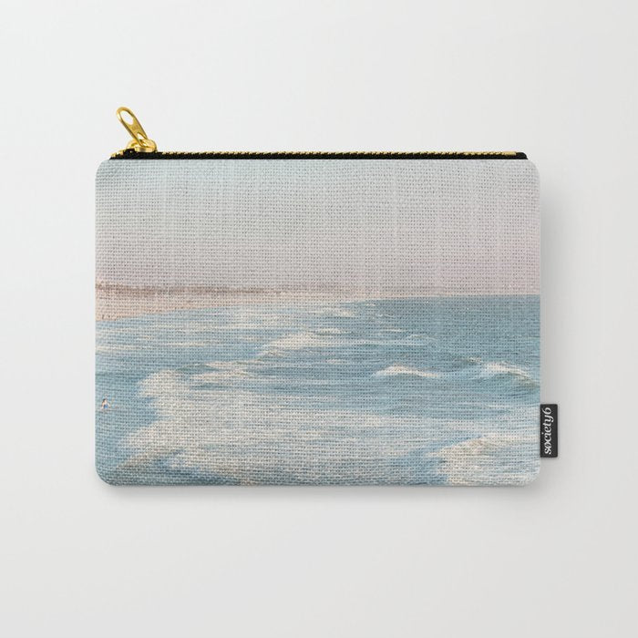 Santa Monica - California Beach Photography Carry All Pouch Gallery Image 1