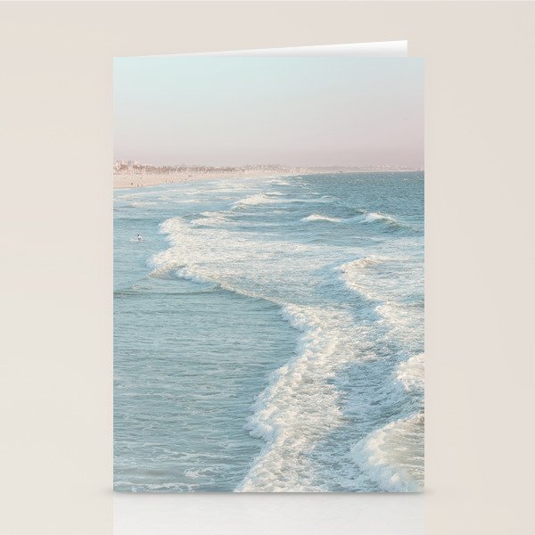 Santa Monica - California Beach Photography Stationery Card Gallery Image 1