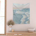 Santa Monica - California Beach Photography Wall Tapestry Gallery Image 2