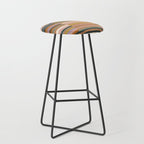 Brown striped pattern Stool Gallery Image 1