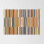 Brown striped pattern Rug Gallery Image 2