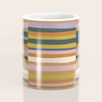 Brown striped pattern Coffee Mug Gallery Image 4