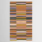 Brown striped pattern Tablecloth Gallery Image 2