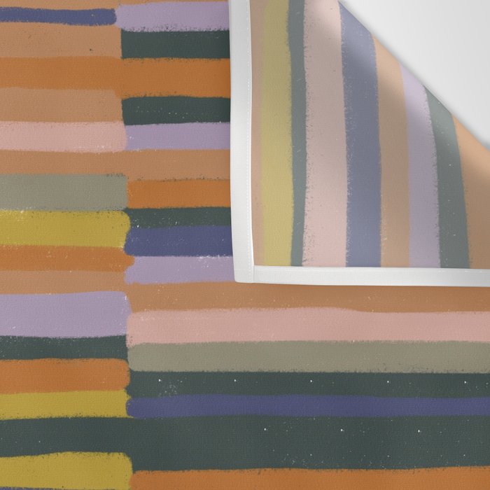Brown striped pattern Wall Tapestry Gallery Image 3