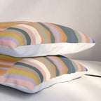 Brown striped pattern Pillow Sham Gallery Image 3