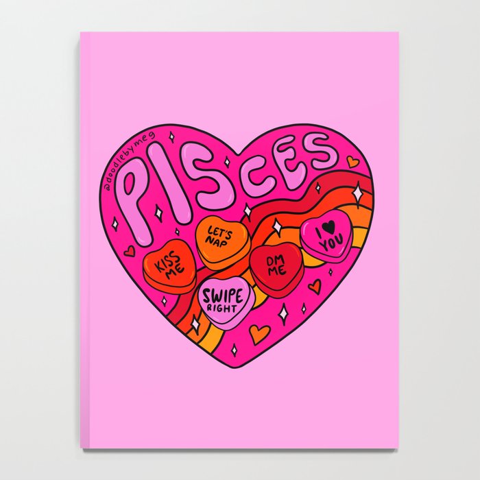 Pisces Valentine Notebook Gallery Image 4