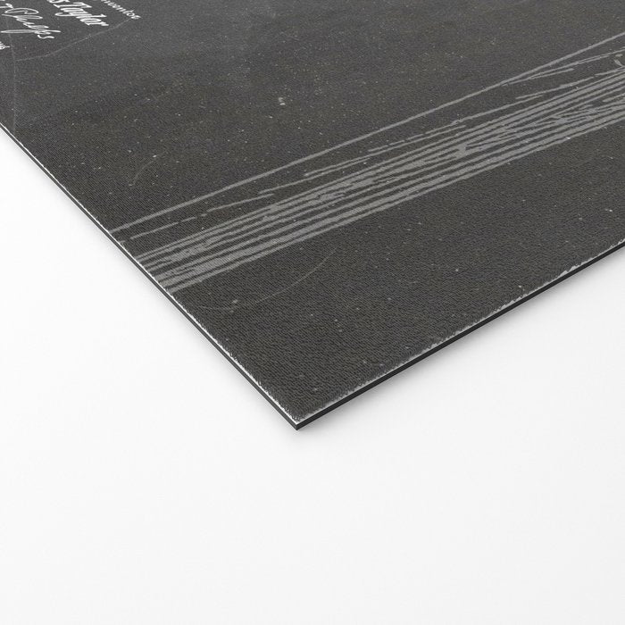Baseball Bat Patent - Baseball Art - Black Chalkboard Welcome Mat Gallery Image 2