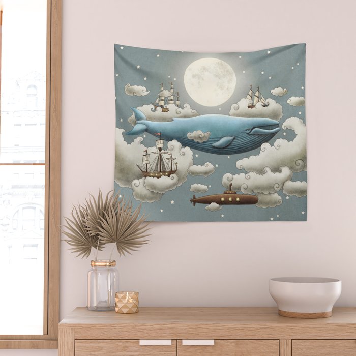 Ocean Meets Sky Wall Tapestry Gallery Image 2