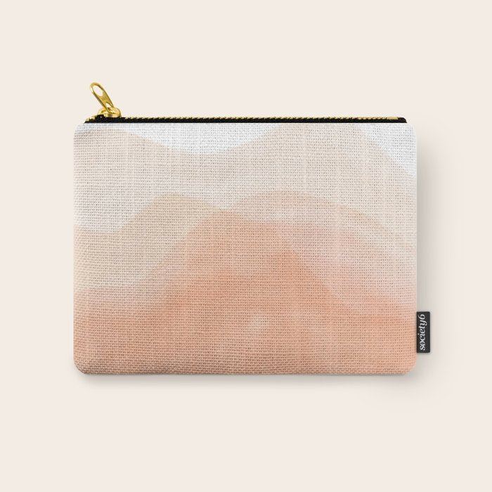 Warm watercolor mountain landscape Carry All Pouch Gallery Image 1