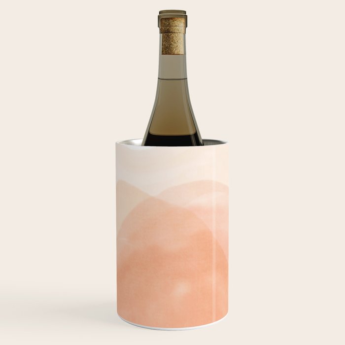 Warm watercolor mountain landscape Wine Chiller Gallery Image 1
