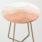 Warm watercolor mountain landscape Side Table Gallery Image 2