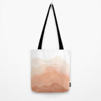 Warm watercolor mountain landscape Tote Bag Gallery Image 2