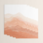 Warm watercolor mountain landscape Wrapping Paper Gallery Image 3