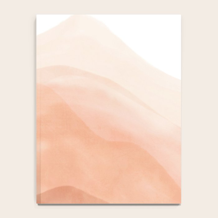Warm watercolor mountain landscape Notebook Gallery Image 4