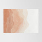 Warm watercolor mountain landscape Rug Gallery Image 2