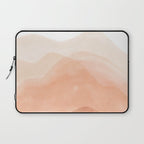 Warm watercolor mountain landscape Laptop Sleeve Gallery Image 1