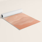 Warm watercolor mountain landscape Yoga Mat Gallery Image 2