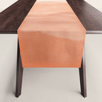Warm watercolor mountain landscape Table Runner Gallery Image 1