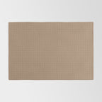 Cozy Amberlight Coffee Gingham Check Rug Gallery Image 2