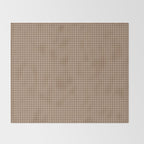 Cozy Amberlight Coffee Gingham Check Throw Blanket Gallery Image 2