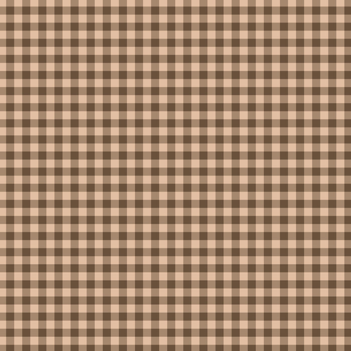 Cozy Amberlight Coffee Gingham Check Coffee Mug Gallery Image 2