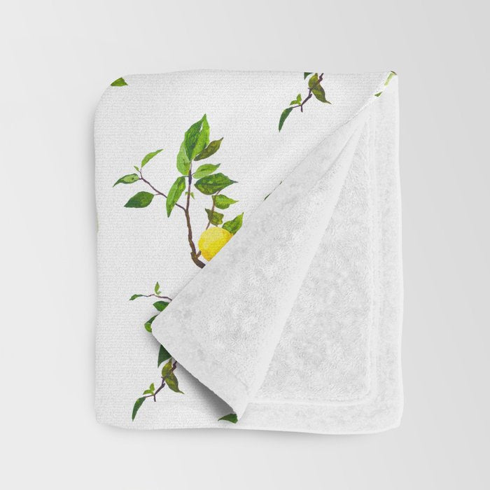 Lemon Tree Throw Blanket Gallery Image 3