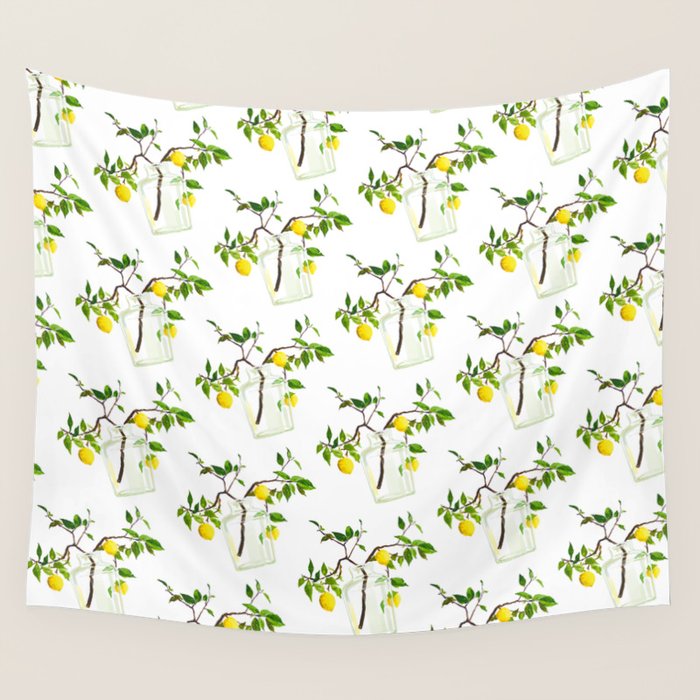 Lemon Tree Wall Tapestry Gallery Image 1