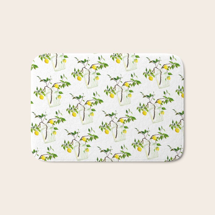 Lemon Tree Bath Mat Gallery Image 1