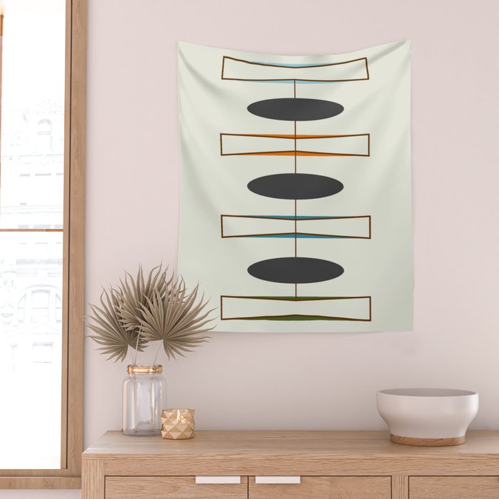 Mid-Century Modern 1.1 Wall Tapestry Gallery Image 2