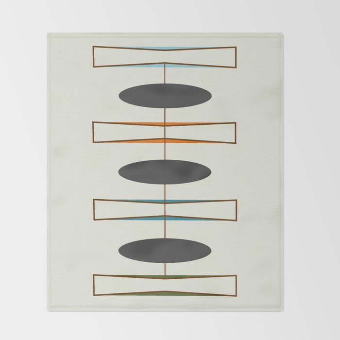 Mid-Century Modern 1.1 Throw Blanket Gallery Image 2