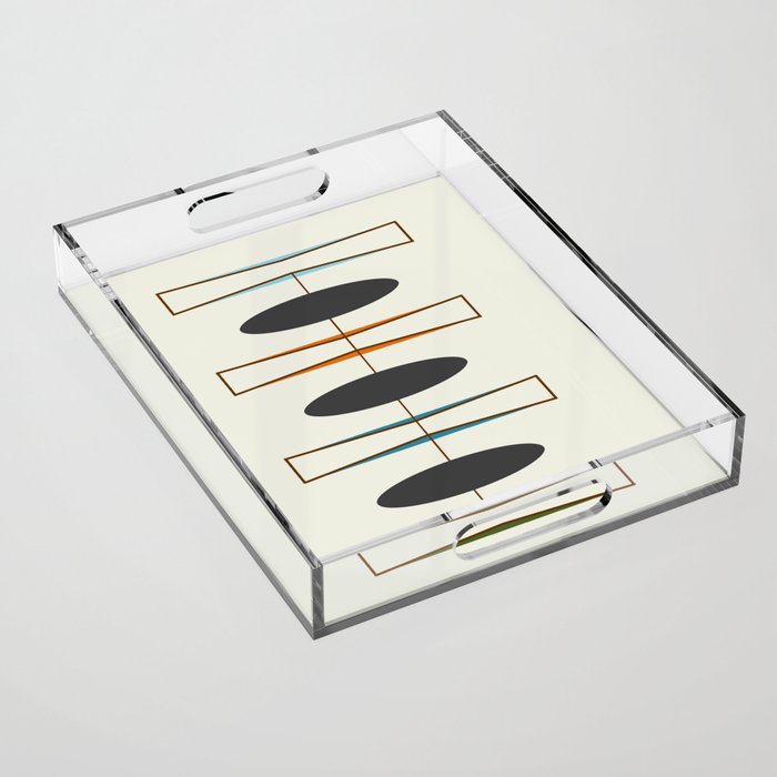 Mid-Century Modern 1.1 Acrylic Tray Gallery Image 1