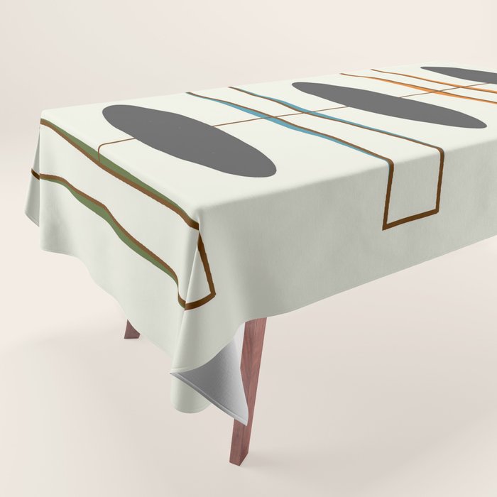 Mid-Century Modern 1.1 Tablecloth Gallery Image 1