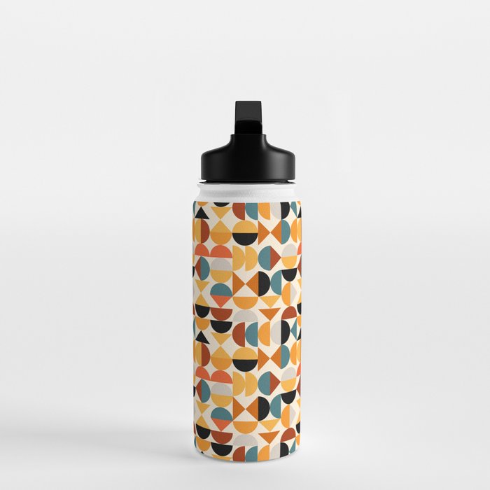 Geo Retro - Mid Century Mix Water Bottle Gallery Image 3