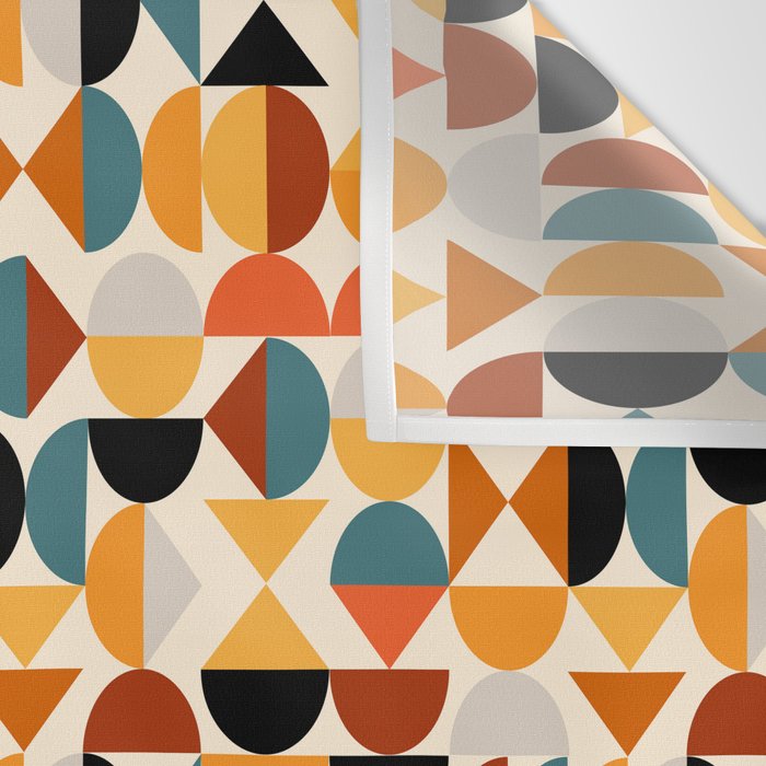 Geo Retro - Mid Century Mix Wall Tapestry Gallery Image 3