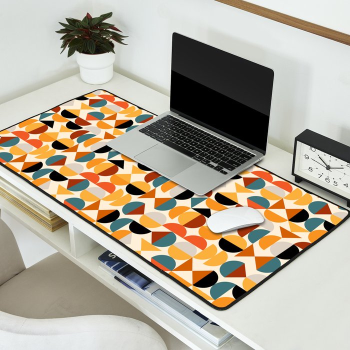 Geo Retro - Mid Century Mix Desk Mat Gallery Image 2