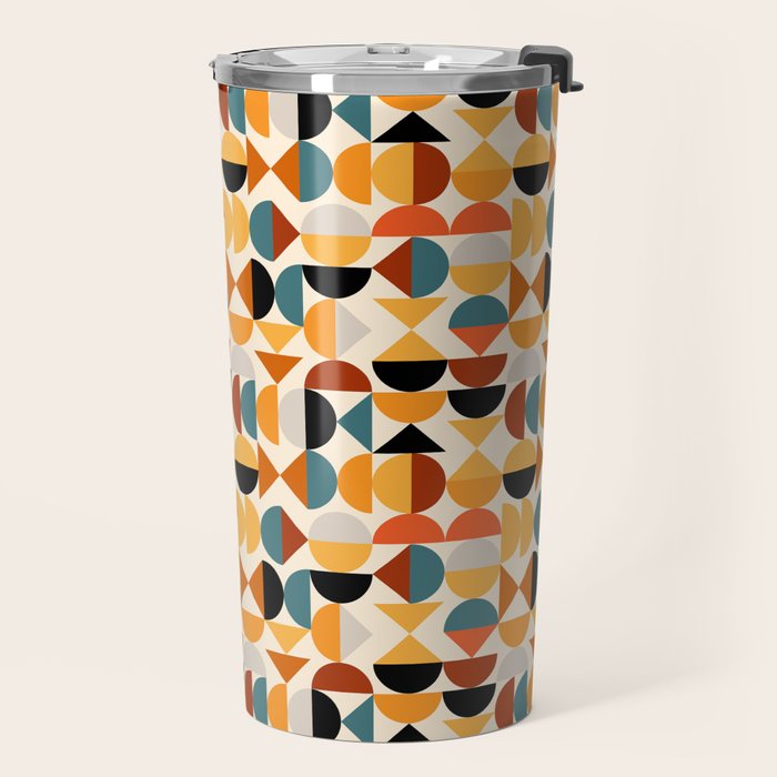 Geo Retro - Mid Century Mix Travel Mug Gallery Image 2