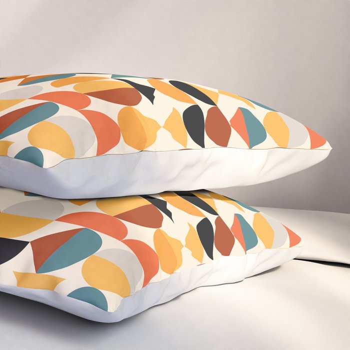 Geo Retro - Mid Century Mix Pillow Sham Gallery Image 3