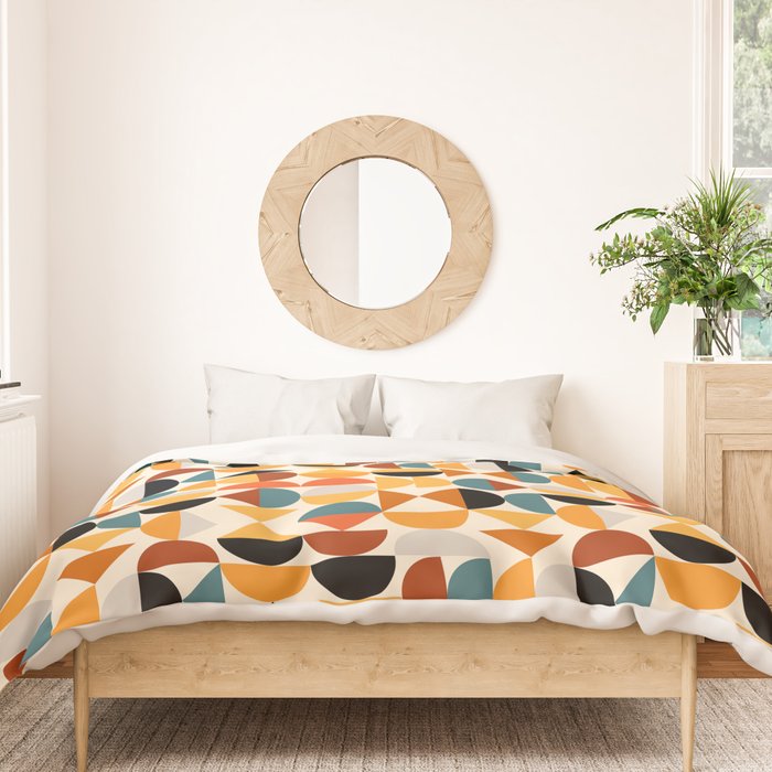 Geo Retro - Mid Century Mix Duvet Cover Gallery Image 3