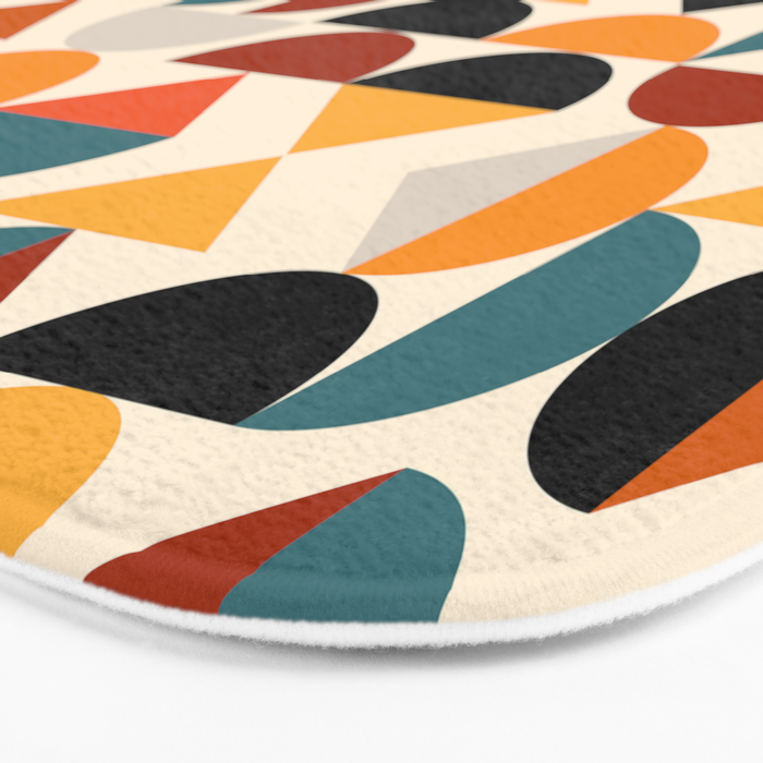 Geo Retro - Mid Century Mix Bath Mat Gallery Image 3
