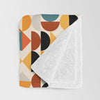 Geo Retro - Mid Century Mix Throw Blanket Gallery Image 3