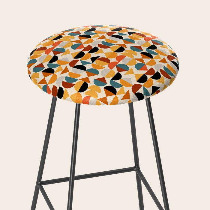 Geo Retro - Mid Century Mix Stool Gallery Image 2